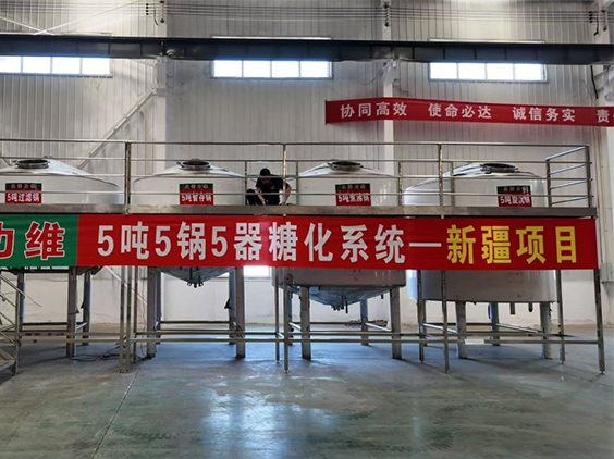 广灵精酿啤酒设备厂—5吨精酿啤酒设备—新疆项目